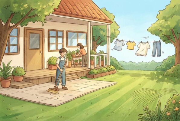 Giữ môi trường xung quanh nhà sạch sẽ và khô thoáng